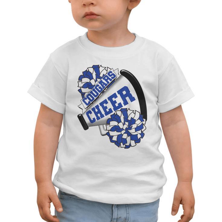 Cougars Cheer Back To School Cheerleading Spirit B Graphic Toddler T-Shirt Cougars Cheer Back To School Cheerleading Spirit B Graphic Toddler T-Shirt