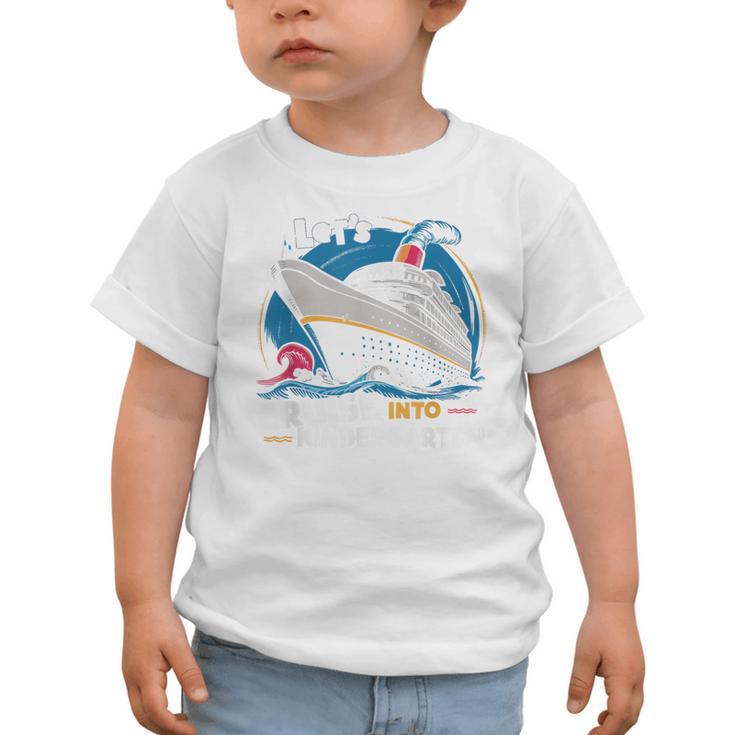 Cruise Ship Kindergarten Back To School Boys Girls Kids Graphic Toddler T-Shirt