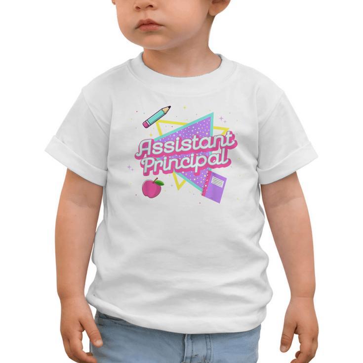 Cute Assistant Principal Shirt 80's 90's Back To School Graphic Toddler T-Shirt