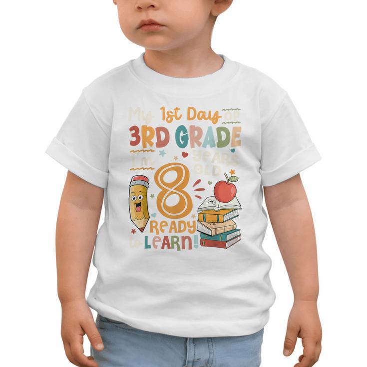 Cute My First Day Of 3rd Grade Back To School Boys Girls Graphic Toddler T-Shirt Cute My First Day Of 3rd Grade Back To School Boys Girls Graphic Toddler T-Shirt
