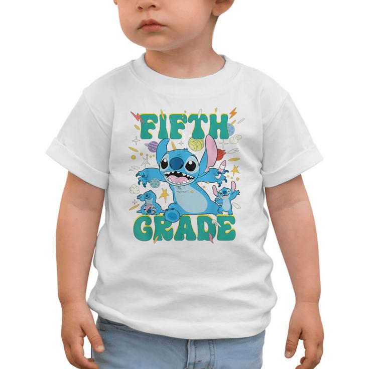 Disney Stitch Fifth Grade Back To School 1st Day Of School Graphic Toddler T-Shirt