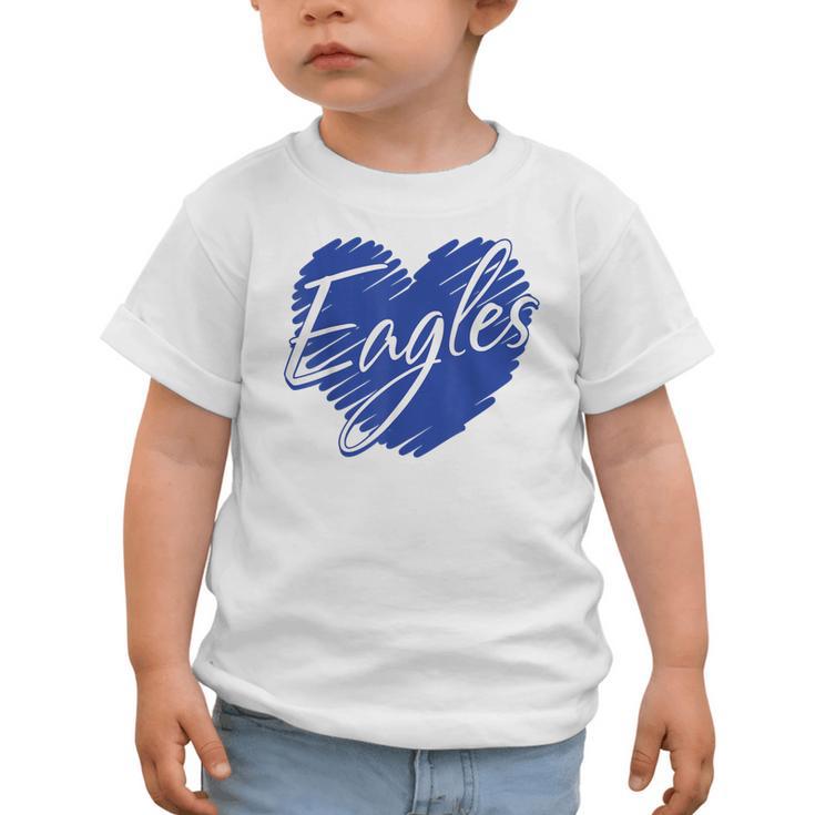 Eagles Heart Back To School Spirit B Graphic Toddler T-Shirt Eagles Heart Back To School Spirit B Graphic Toddler T-Shirt