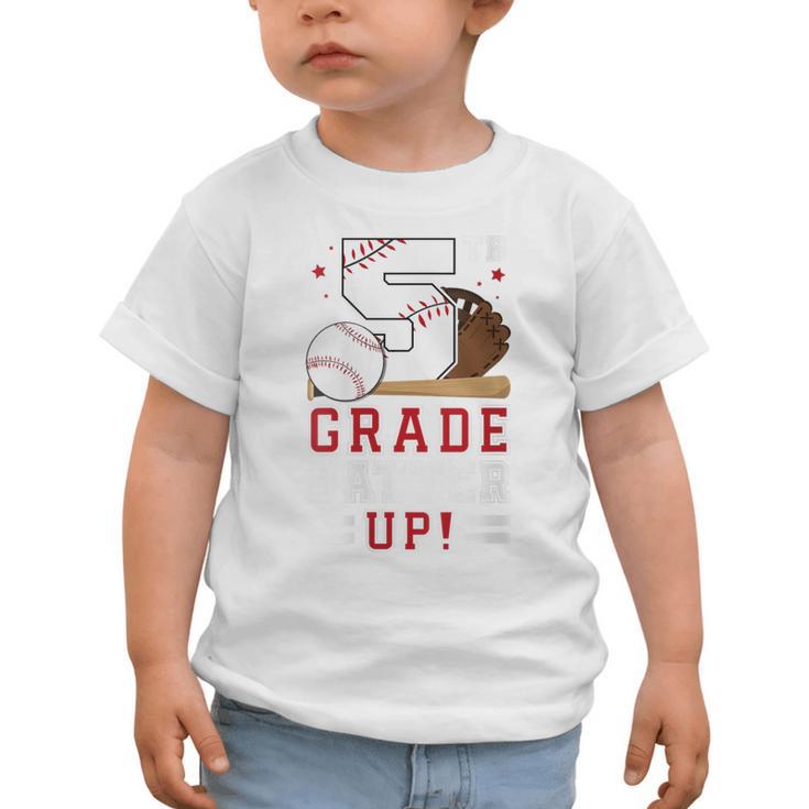 Fifth Grade Batter Up Baseball First Day Back To School Graphic Toddler T-Shirt Fifth Grade Batter Up Baseball First Day Back To School Graphic Toddler T-Shirt