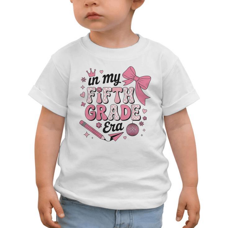 In My Fifth Grade The Girls Bow Back To School Graphic Toddler T-Shirt