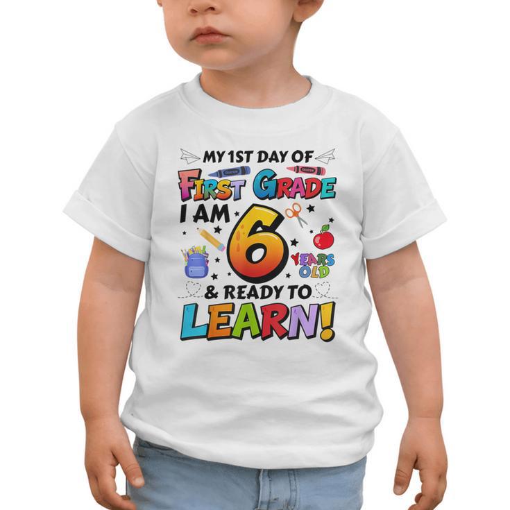 First 1st Grade First Day Of School Back To School Kids Graphic Toddler T-Shirt