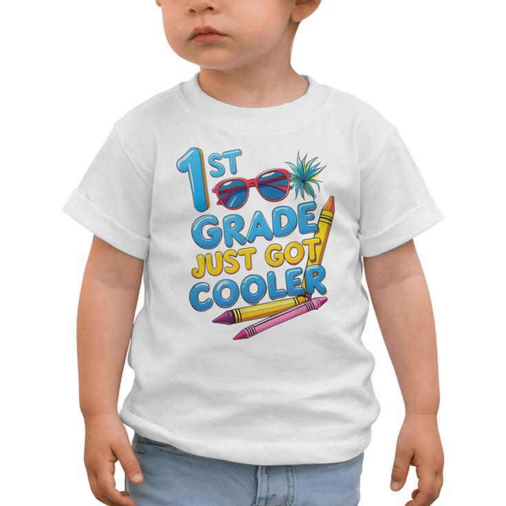 First Day Of First Grade Shirt Boys Girls Back To School Graphic Toddler T-Shirt