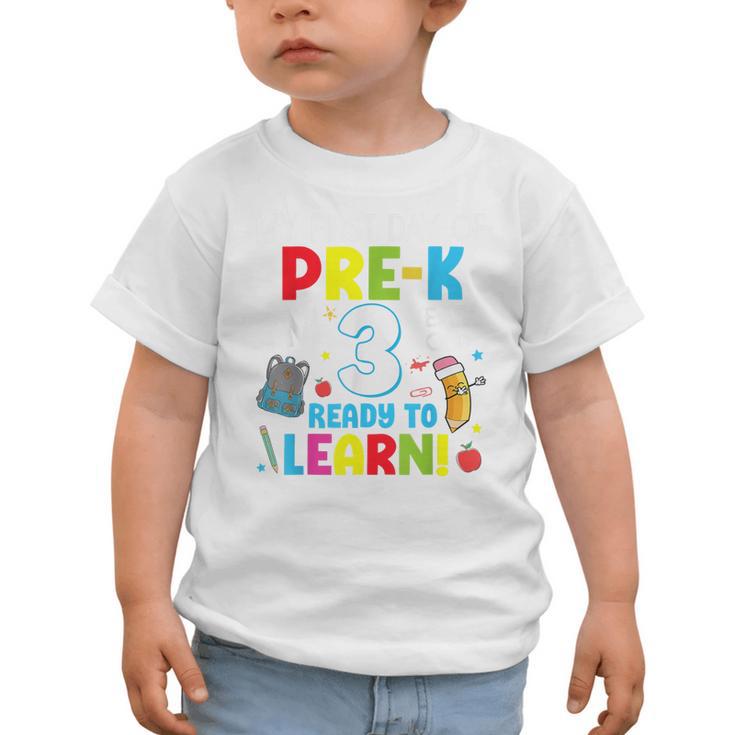 My First Day Of Pre-k Back To School Preschool Girls Boys Graphic Toddler T-Shirt