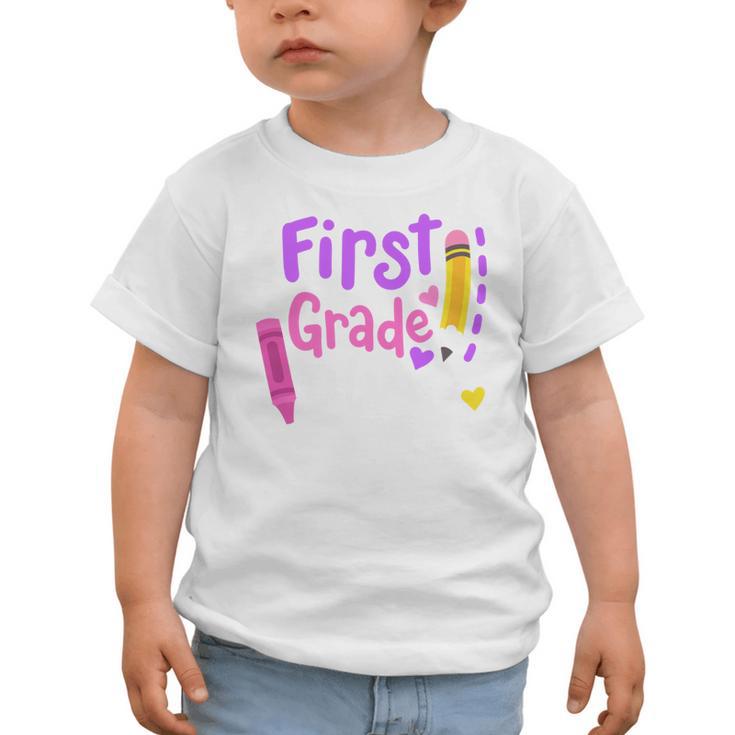 First Grade Diva Welcome Back To School 1st Grade Kids Performance Graphic Toddler T-Shirt