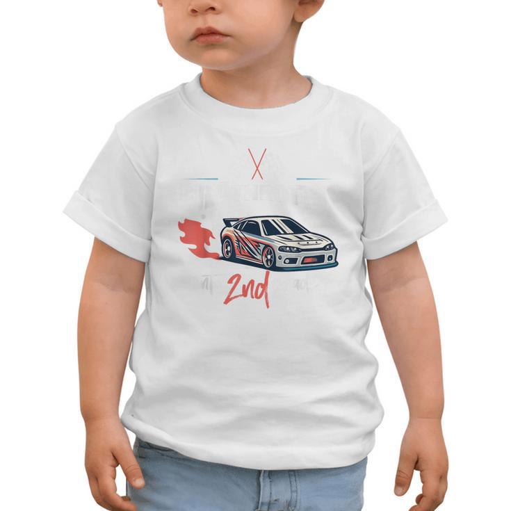 Full Throttle Into Second 2nd Grade Race Car Back To School Graphic Toddler T-Shirt Full Throttle Into Second 2nd Grade Race Car Back To School Graphic Toddler T-Shirt