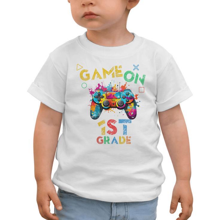 Game On 1st Grade Boys Kids Back To School Graphic Toddler T-Shirt