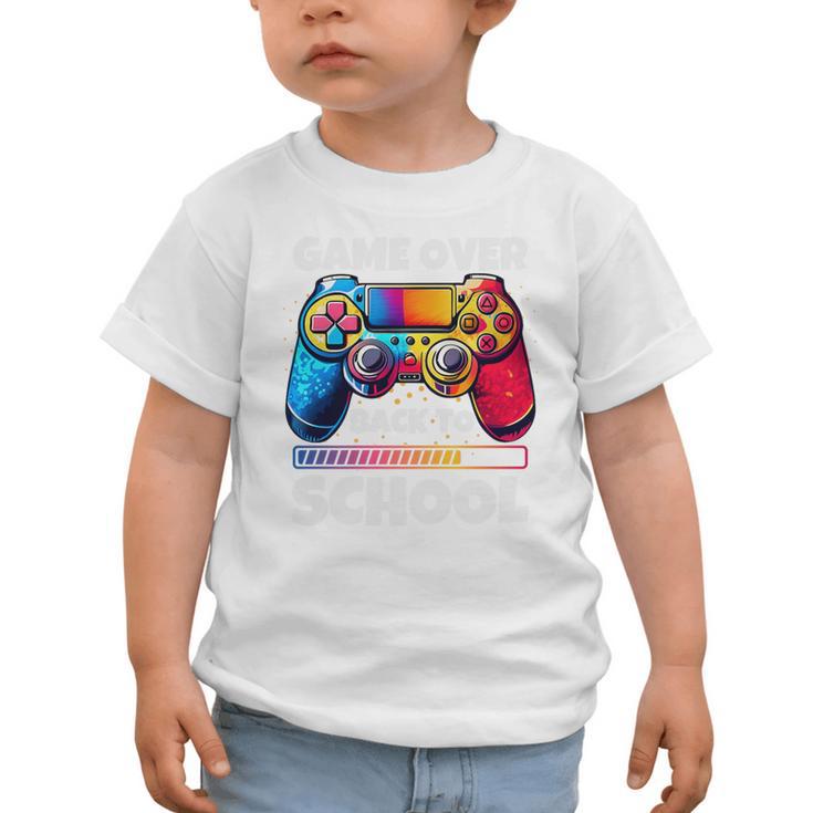 Game Over Back To School Gaming Controller Kids Gamer Premium Tri-Blend Graphic Toddler T-Shirt