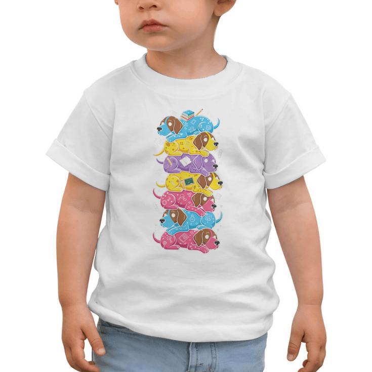 German Shorthaired Pointer Rainbow Back To School Boys Girls Graphic Toddler T-Shirt German Shorthaired Pointer Rainbow Back To School Boys Girls Graphic Toddler T-Shirt