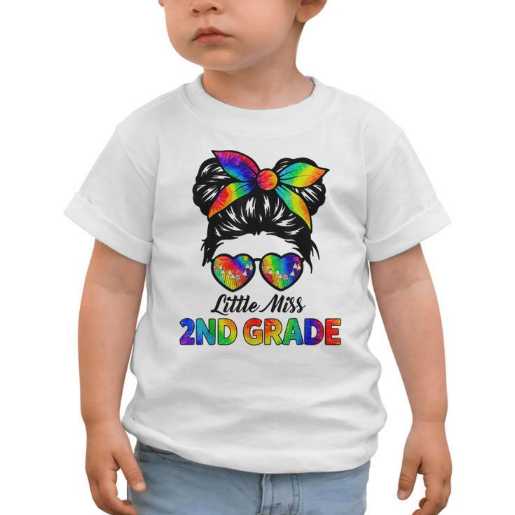 Girls Second Grade Back To School Cute Little Miss 2nd Grade Graphic Toddler T-Shirt