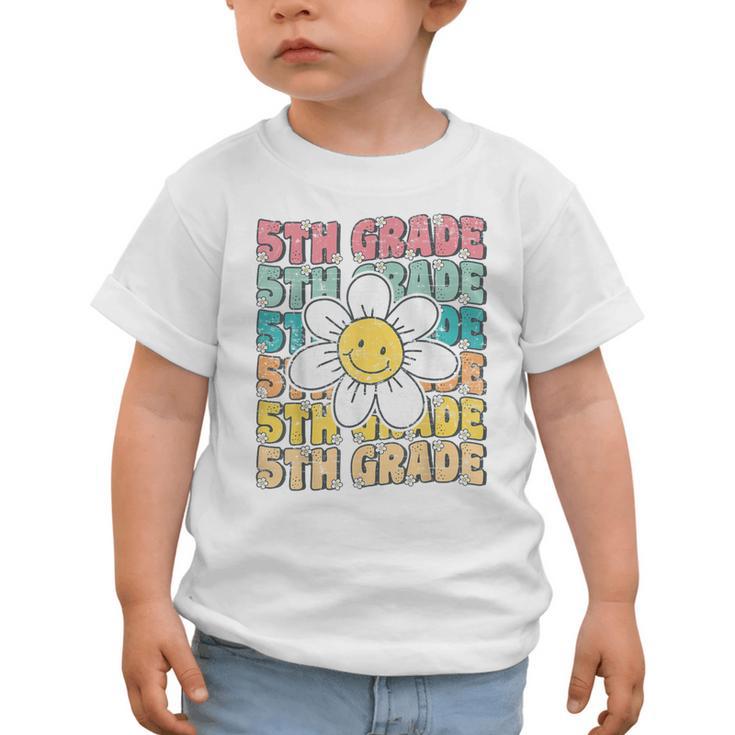 Groovy 5th Grade Back To School First Day Of Fifth Grade Graphic Toddler T-Shirt