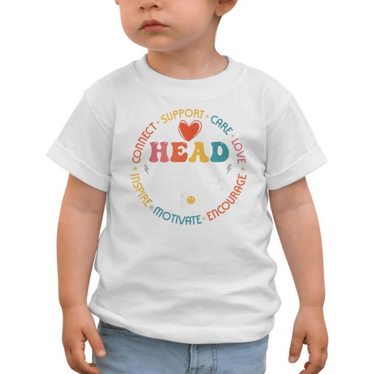Head Custodian Appreciation Week Back To School Retro Groovy Graphic Toddler T-Shirt