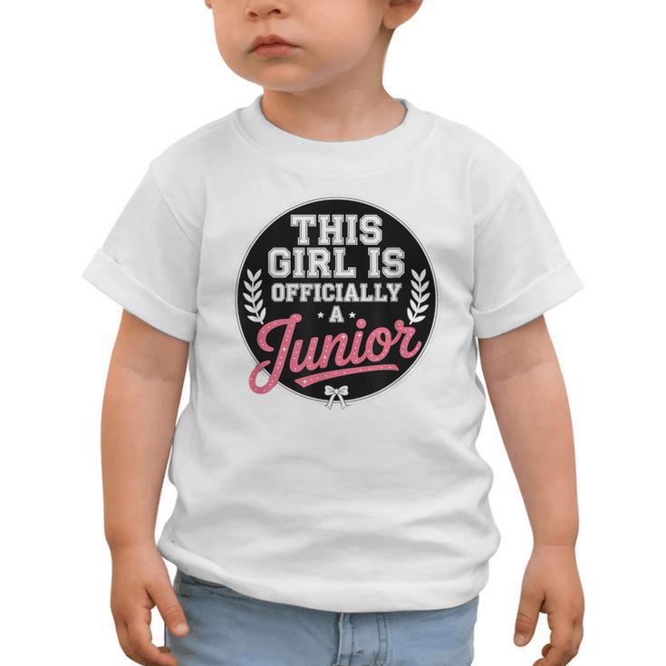 Highschool Girls Back To School 2025 First Day A Junior Graphic Toddler T-Shirt Highschool Girls Back To School 2025 First Day A Junior Graphic Toddler T-Shirt