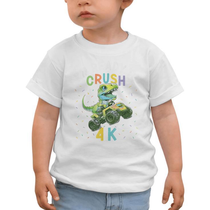 I'm Ready To Crush 4K Dinosaur Back To School 4K Kid Graphic Toddler T-Shirt I'm Ready To Crush 4K Dinosaur Back To School 4K Kid Graphic Toddler T-Shirt