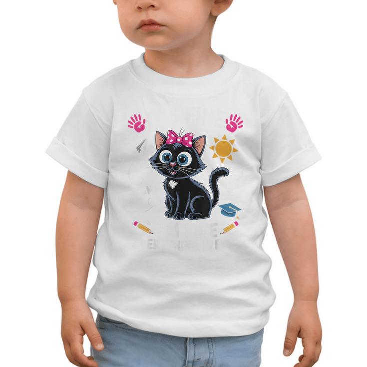It's Fine I'm Fine Everything Is Fine Cat Back To School Graphic Toddler T-Shirt