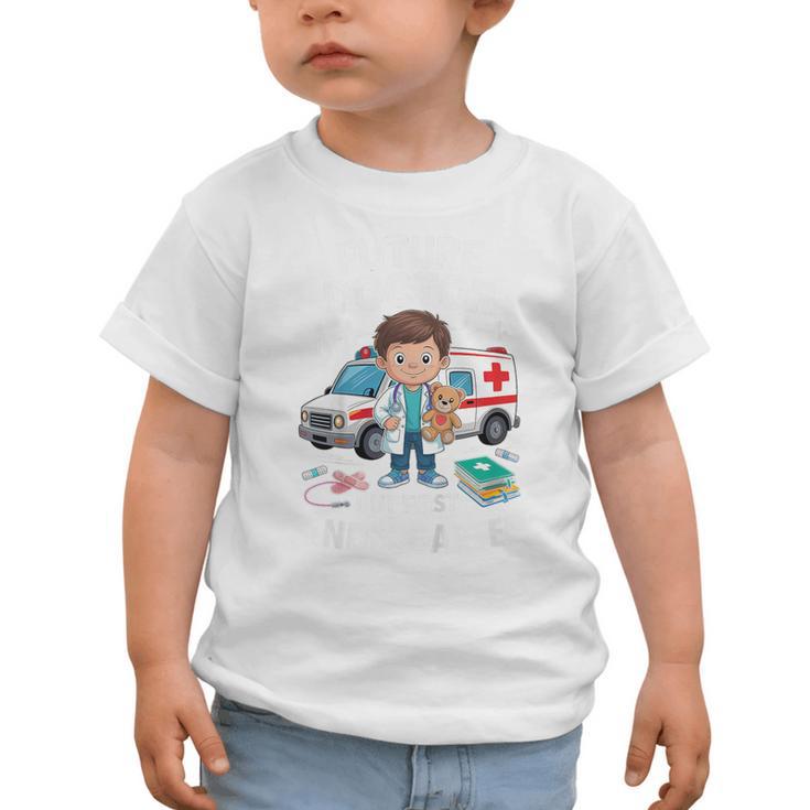Kids Future Doctor Kindergarten Student Back To School Boy Kids Graphic Toddler T-Shirt Kids Future Doctor Kindergarten Student Back To School Boy Kids Graphic Toddler T-Shirt