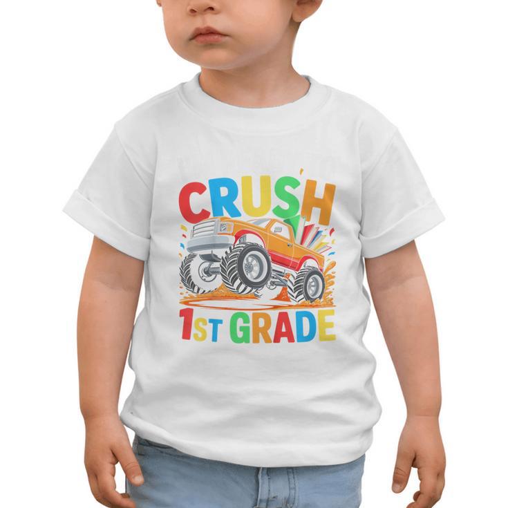 Kids I'm Ready To Crush 1st Grade Shirt Back To School Boy Graphic Toddler T-Shirt Kids I'm Ready To Crush 1st Grade Shirt Back To School Boy Graphic Toddler T-Shirt