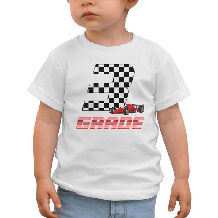 Kids Race Car 3rd Third Grade Boys Cars Lovers Back To School Graphic Toddler T-Shirt