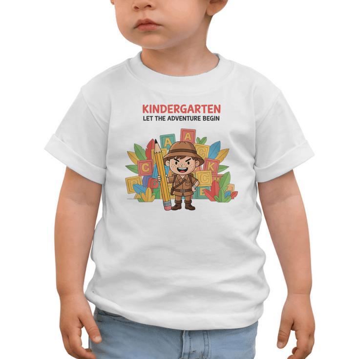 Kindergarten Adventure Explorer Back To School Graphic Toddler T-Shirt