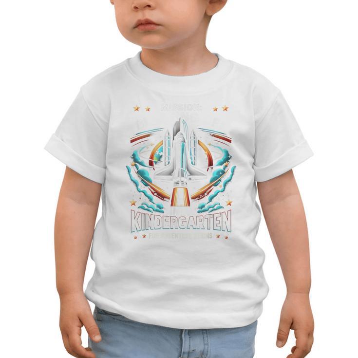 Kindergarten Back To School Rocket Blast Off Graphic Toddler T-Shirt