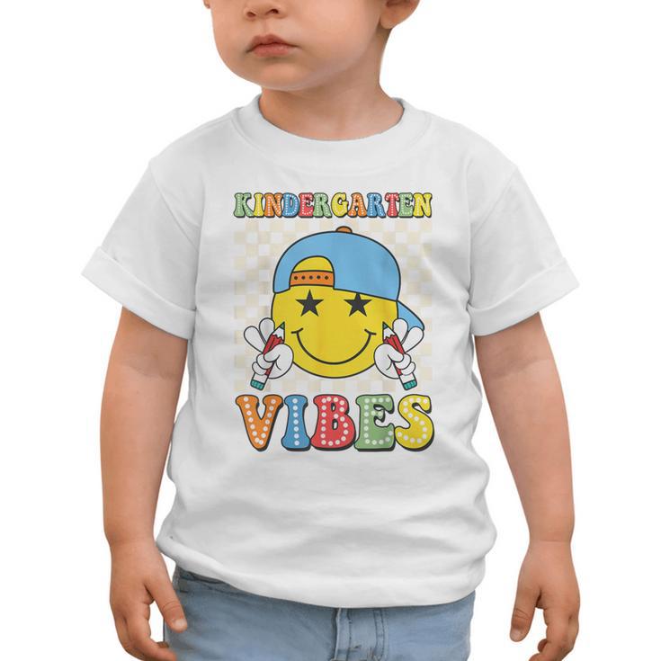 Kindergarten Vibes Kid Back To School Class Kindergarten Boy Graphic Toddler T-Shirt Kindergarten Vibes Kid Back To School Class Kindergarten Boy Graphic Toddler T-Shirt