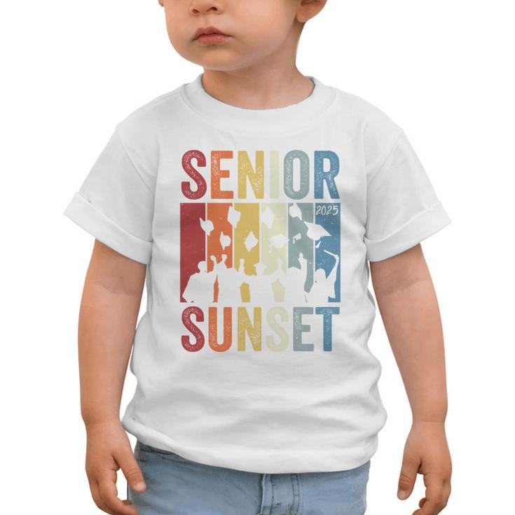 Last First Day Senior Sunset Class Of 2025 Back To School Performance Graphic Toddler T-Shirt