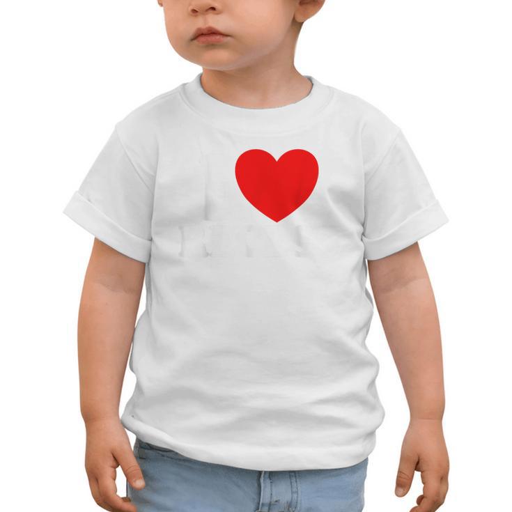 I Love Recess Red Heart Back To School Kids Recess Graphic Toddler T-Shirt