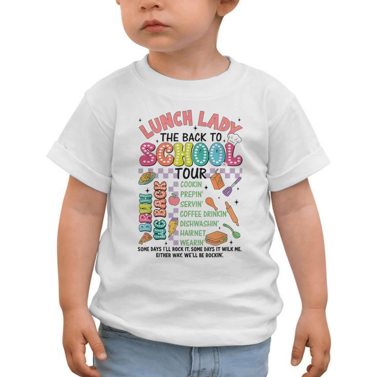 Lunch Cafeteria Crew Lady Back To School Tour Graphic Toddler T-Shirt