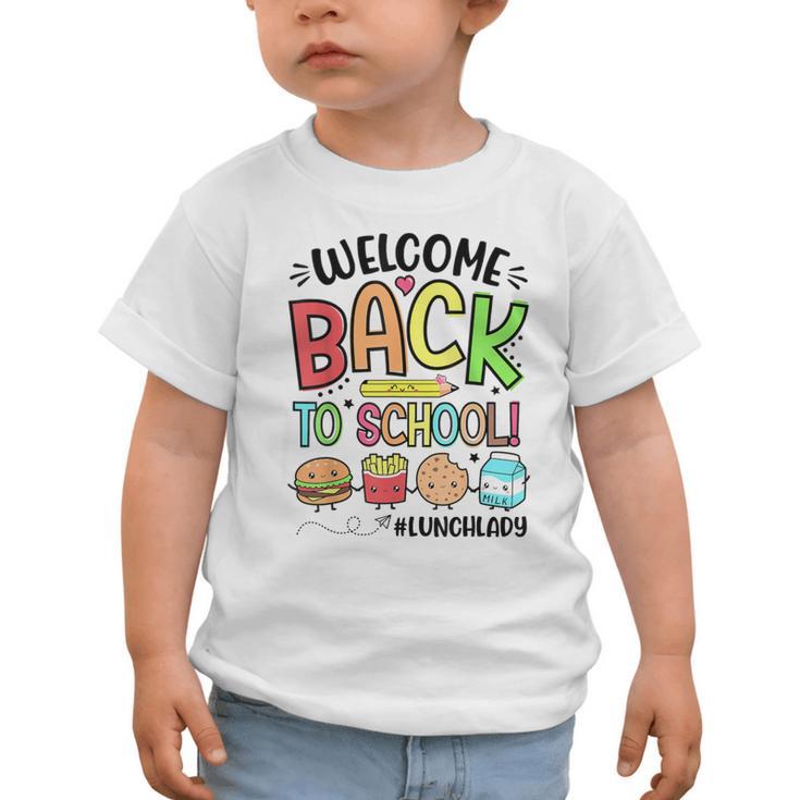 Lunch Lady Welcome Back To School First Day Of School Graphic Toddler T-Shirt