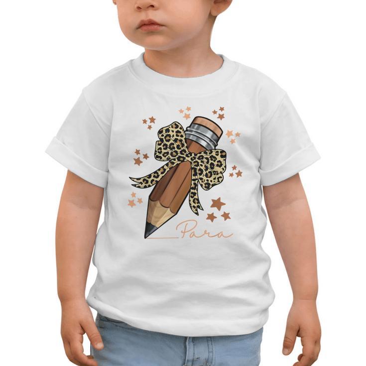 Melanin Pencil Leopard Bow Para Back To School Graphic Toddler T-Shirt Melanin Pencil Leopard Bow Para Back To School Graphic Toddler T-Shirt