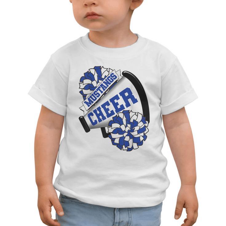 Mustangs Cheer Back To School Cheerleading Spirit B Graphic Toddler T-Shirt Mustangs Cheer Back To School Cheerleading Spirit B Graphic Toddler T-Shirt