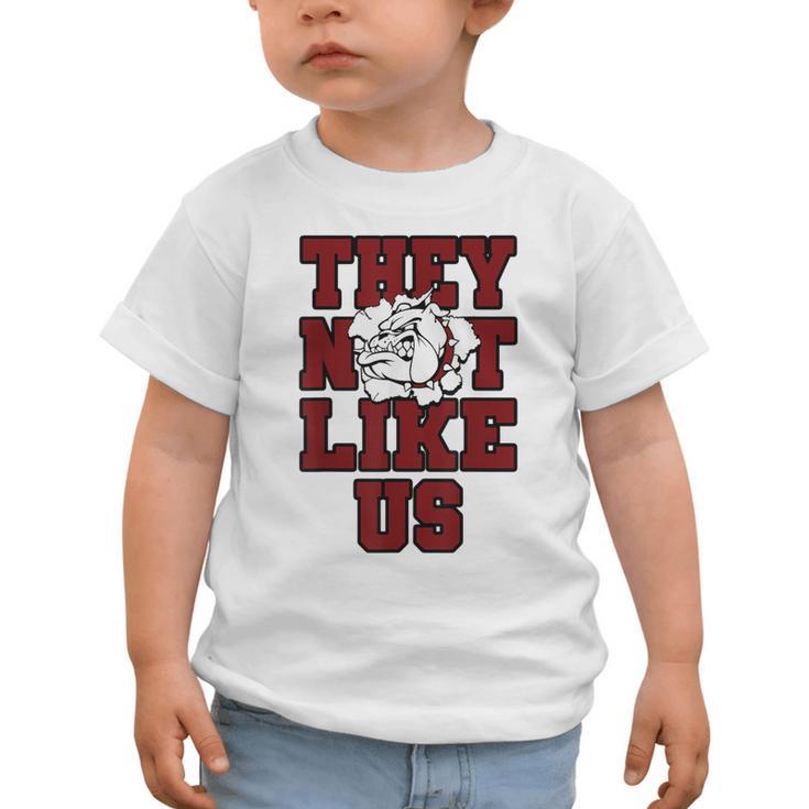 Not Like Bulldog Back To School Spirit M Graphic Toddler T-Shirt