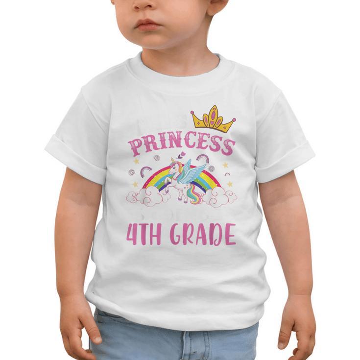 Princess Going To 4th Grade Tee For Girls Back To School Graphic Toddler T-Shirt Princess Going To 4th Grade Tee For Girls Back To School Graphic Toddler T-Shirt