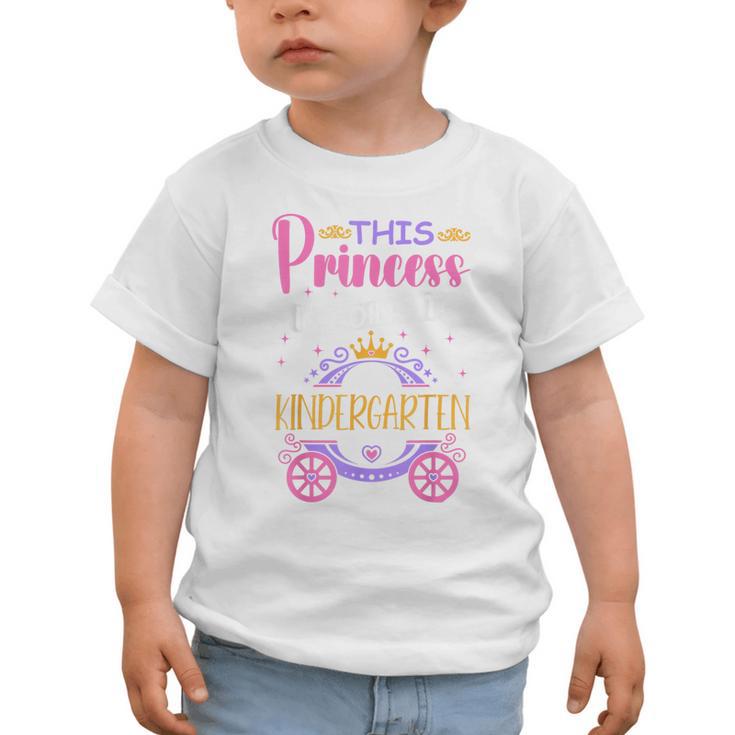 This Princess Is Going To Kindergarten Back To School Girl Graphic Toddler T-Shirt