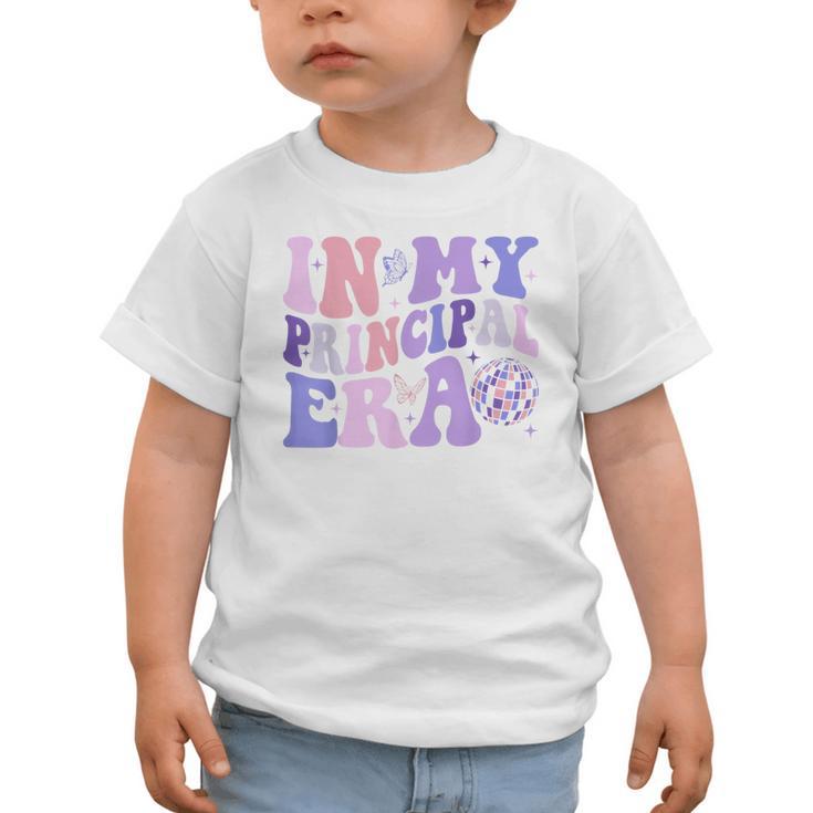 In My Principal Era Groovy School Headmaster Back To School Graphic Toddler T-Shirt In My Principal Era Groovy School Headmaster Back To School Graphic Toddler T-Shirt