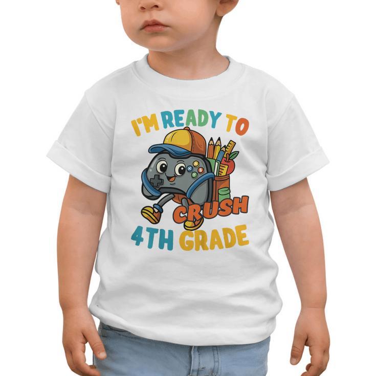 Ready For 4th Grade First Day Back To School Students Graphic Toddler T-Shirt Ready For 4th Grade First Day Back To School Students Graphic Toddler T-Shirt