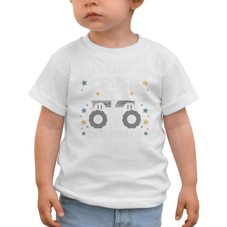 Im Ready To Crush 2nd Grade Boy Monster Truck Back To School Graphic Toddler T-Shirt