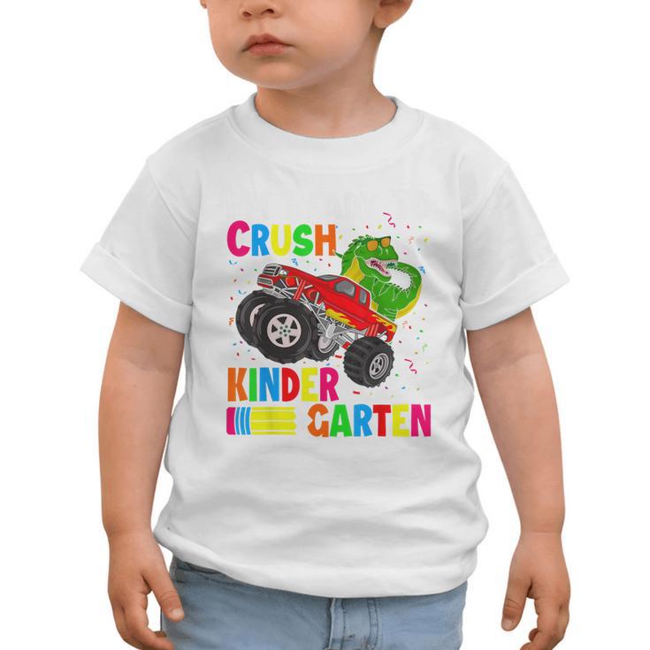 Ready To Crush Kindergarten T-Rex Back To School Boys Graphic Toddler T-Shirt Ready To Crush Kindergarten T-Rex Back To School Boys Graphic Toddler T-Shirt