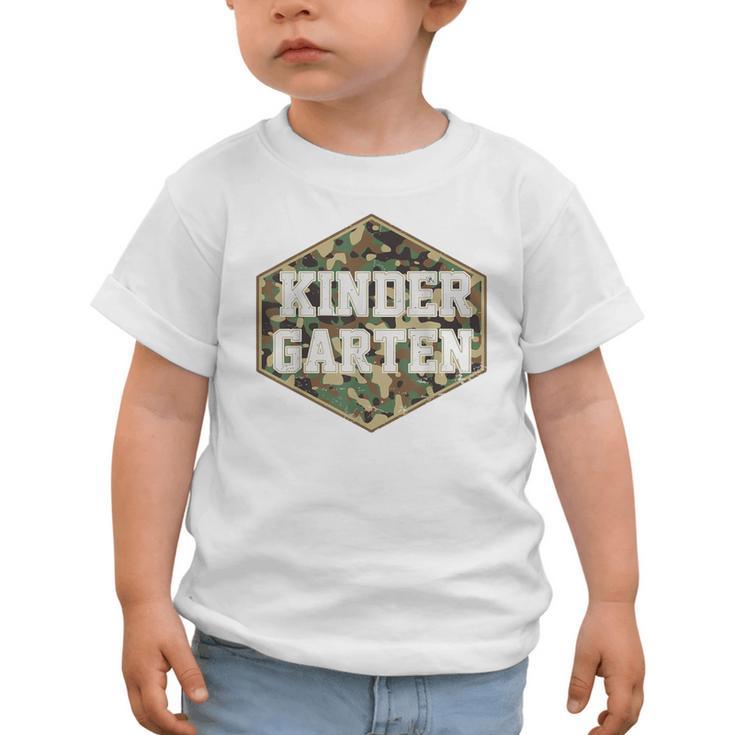 Retro Back To School Boys Old Camo Kindergarten Graphic Toddler T-Shirt