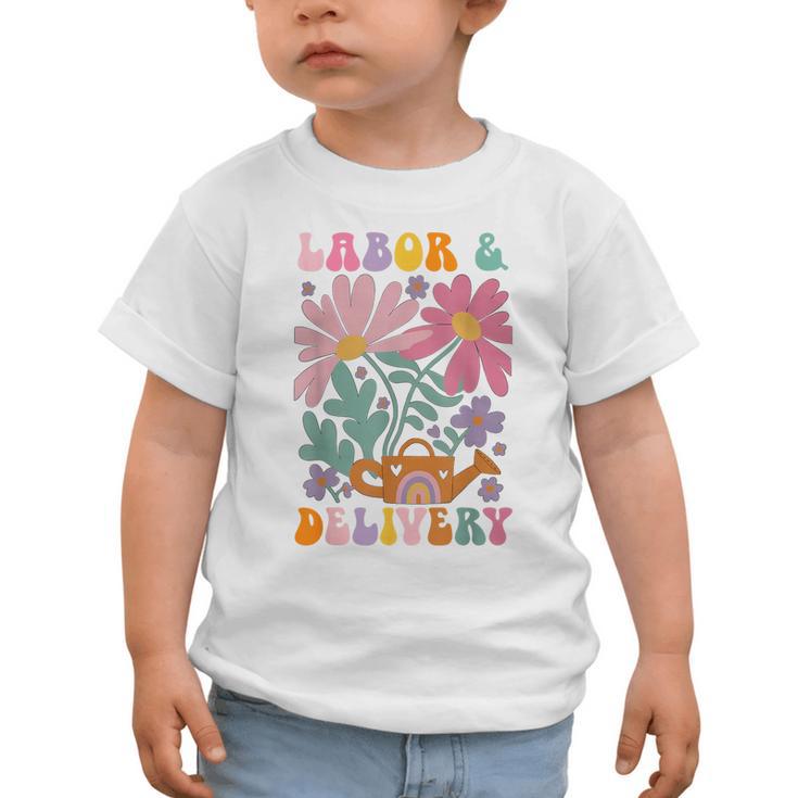 Retro Labor And Delivery Nurse Back To School Men Women Graphic Toddler T-Shirt Retro Labor And Delivery Nurse Back To School Men Women Graphic Toddler T-Shirt