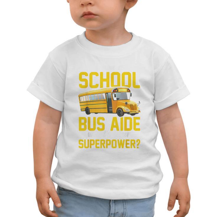 School Bus Aide Back To School Transport Bus Aide Graphic Toddler T-Shirt