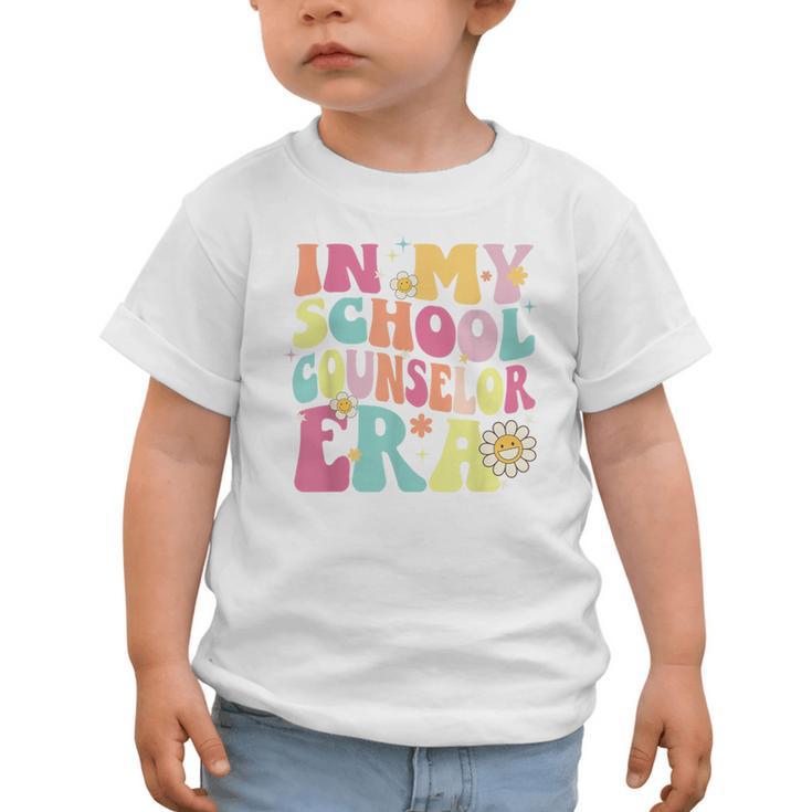 In My School Counselor Era Retro Back To School Counseling Graphic Toddler T-Shirt In My School Counselor Era Retro Back To School Counseling Graphic Toddler T-Shirt