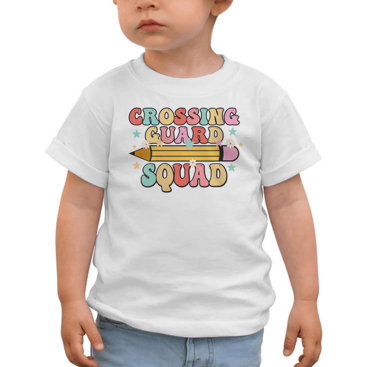 School Crossing Guard Retro Back To School Cool Appreciation Graphic Toddler T-Shirt