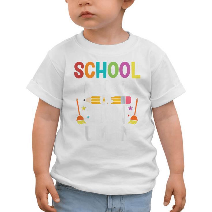 School Custodian Of Tiny Humans Back To School Janitor Graphic Toddler T-Shirt School Custodian Of Tiny Humans Back To School Janitor Graphic Toddler T-Shirt