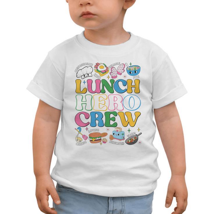 School Lunch Hero Squad Crew Back To School Women Men Graphic Toddler T-Shirt
