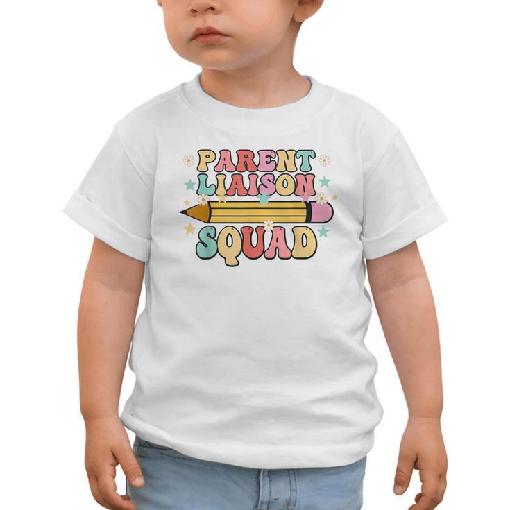 School Parent Liaison Squad Retro Back To School Graphic Toddler T-Shirt School Parent Liaison Squad Retro Back To School Graphic Toddler T-Shirt