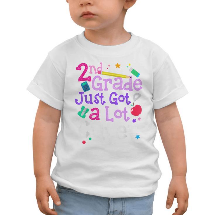 Second Grade Just Got Cuter Cute 2nd Grade Back To School Graphic Toddler T-Shirt
